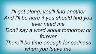 Andy Williams - For The Good Times Lyrics