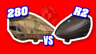 Virtue Spire III 280 vs Dye R2 | Paintball Hopper Comparison | Lone Wolf Paintball Michigan
