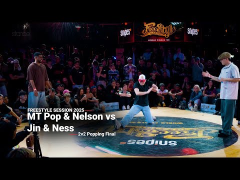 MT Pop Nelson Vs Jin Ness Final 2v2 Popping Stance X FREESTYLE SESSION 2025