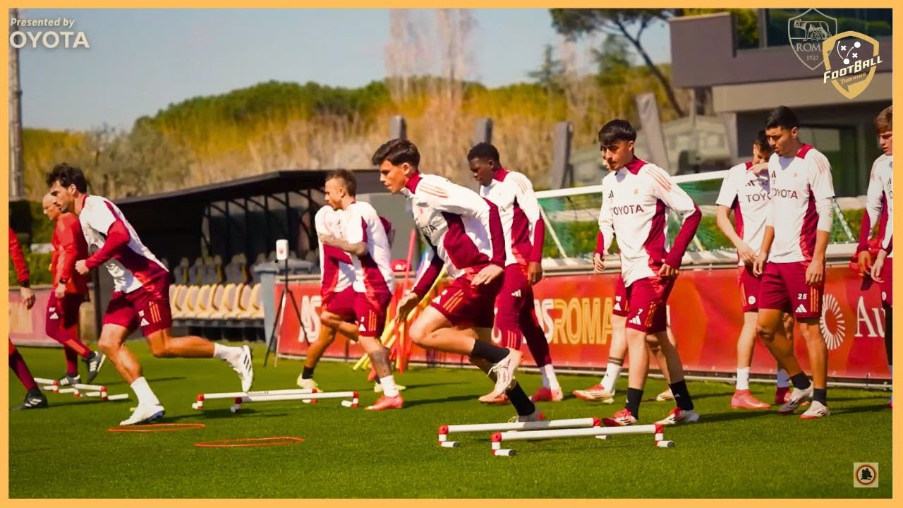 As Roma - Speed - Agility - Quickness Soccer Training - SAQ - YouTube
