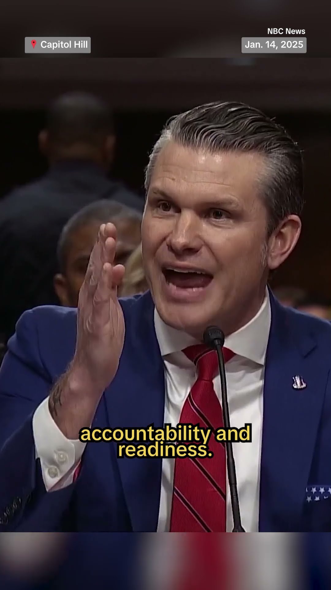 Protestors interrupt Trump's defense secretary pick Pete Hegseth at confirmation hearing