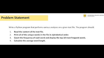 Analyze Text Files with Python