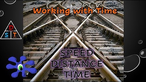 Speed Distance Time: Working with Time