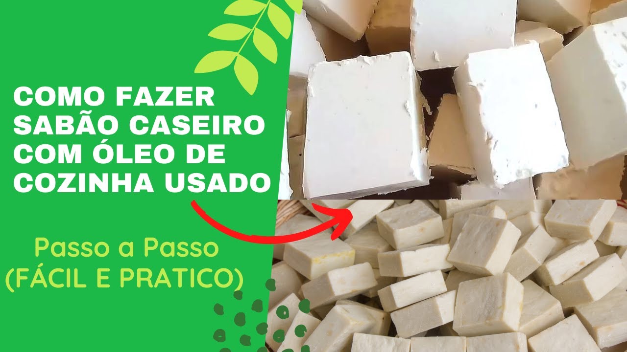 como fazer sabão caseiro com óleo de cozinha usado no tanquinho passo a ...