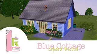 Blue Cottage | Speed Build | The Sims 3