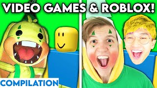 VIDEO GAMES & ROBLOX WITH ZERO BUDGET! (BUNZO BUNNY CHAPTER 3, FNAF, FNF, SONIC, MINECRAFT & MORE!)