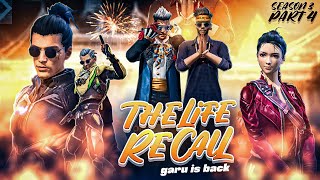 THE LIFE RE-CALL ❤️ PART - 4 || GARU IS BACK || FREE FIRE SHORT ACTION FILM ? || RISHI GAMING