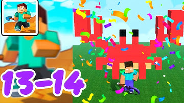 Craft Runner - Miner Rush: Building and Crafting - Gameplay Part  All Levels 13-14 (Android, iOS)