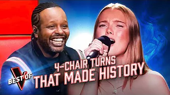 The Most LEGENDARY 4-Chair Turns EVER on The Voice