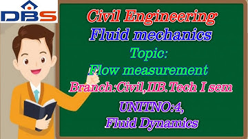 DBS -FLOW MEASUREMENT(PRACTICAL APPLICATIONS OF BERNOULLI