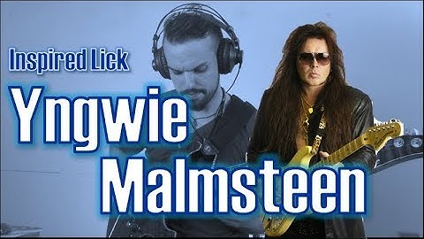 3 String Sweep Picking Lick | Yngwie Malmsteen Inspired