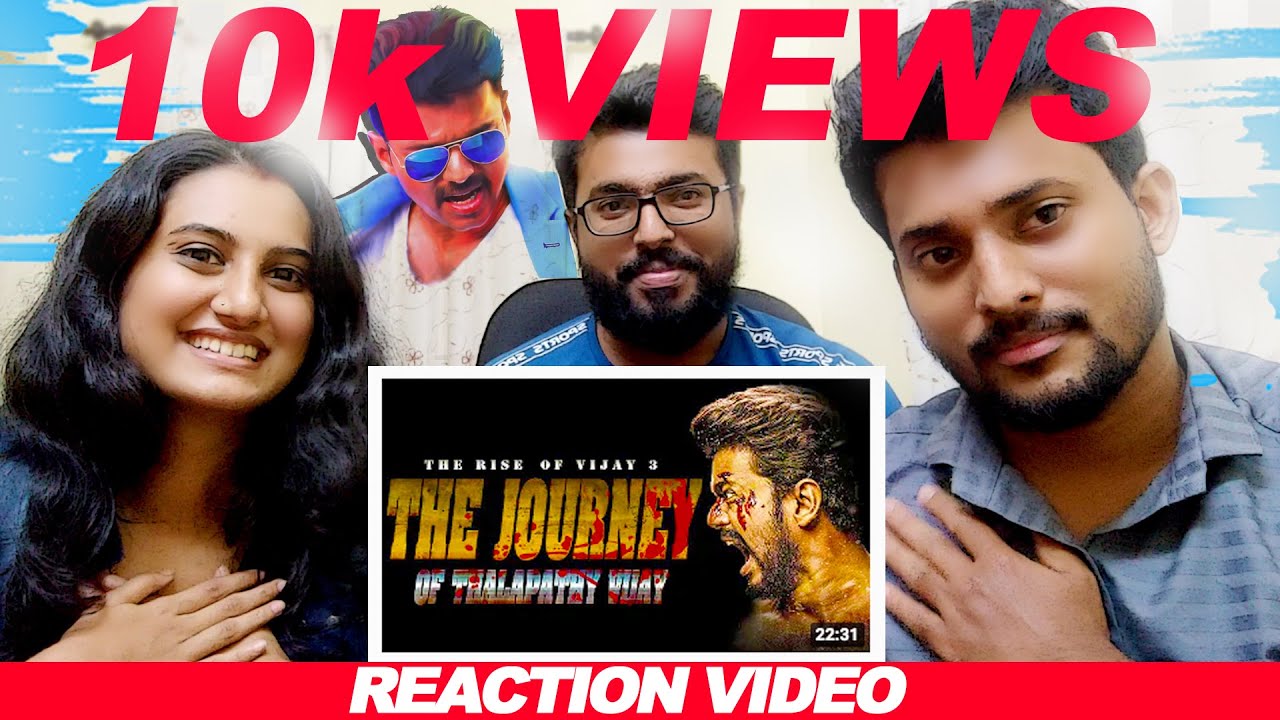 The Journey Of Thalapathy Vijay Video Reaction By Family Reaction