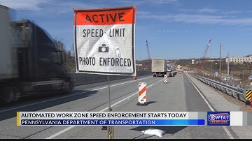Automated Work Zone Speed Enforcement Starts Today
