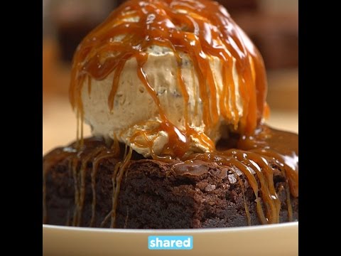 Mexican Brownies & Dulce de Leche Ice Cream | Dessert