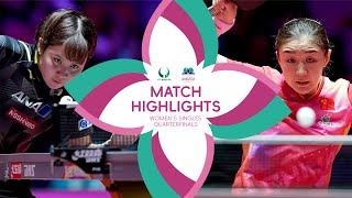 Chen Meng vs Hirana Miu | WS QF | ITTF MEN'S AND WOMEN'S WORLD CUP MACAO 2024