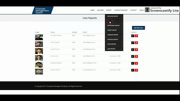 NodeJS, AngularJS, Mongo And MEAN Project On Employee Management System