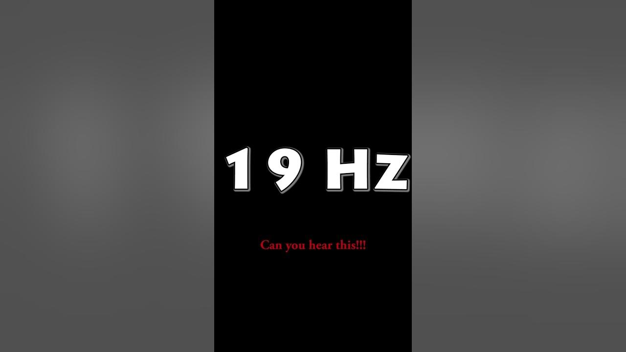 19 Hz_Sine wave #shorts