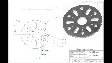 Learning Solid Edge  - Lab 1 - Updated