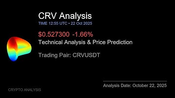 CRV (CRVUSDT) Technical Analysis - Price Prediction & Buy or Sell October 22, 2025