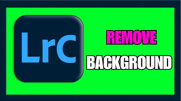 How To Remove Background | Adobe Lightroom Classic 2025