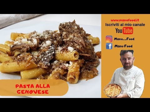 La vera pasta alla Genovese ricetta tradizionale.