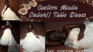 Making a Custom order #1 || Tulle dress