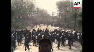 Teargas, rubber bullets fired at protesters