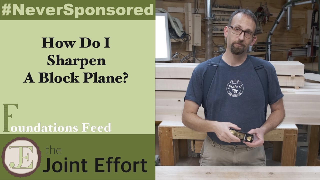 How To Sharpen a Lie-Nielsen Block Plane - YouTube