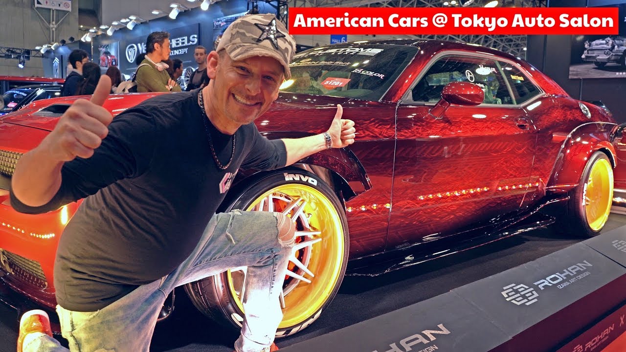 日本で見つけたカッコイイアメ車達 東京オートサロンでトップ3を選んでみた American Custom Cars With Japanese Style Tas Youtube
