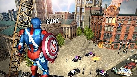 ► Flying Robot Captain Hero City Rescue Mission (The Game Storm Studios) Superhero Ironman Escape