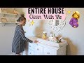 PREGNANT CLEANING ROUTINE | ENTIRE HOUSE CLEAN WITH ME | CLEANING MOTIVATION  | Tara Henderson