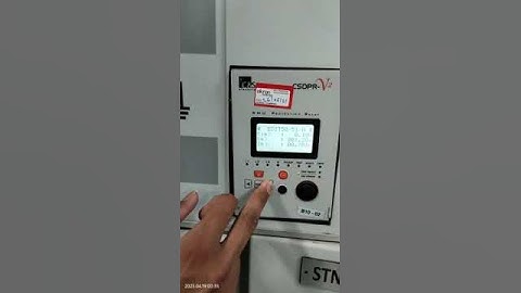 relay setting CSDPR-V2