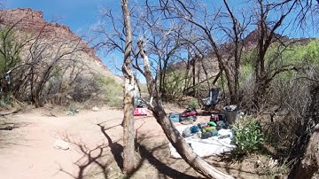 360 Video: Timelapse of Green River Camp Setup