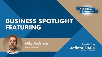 Business Spotlight - Mike Anderson, Raider Flooring