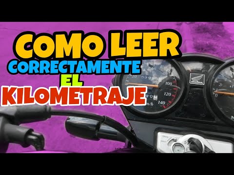 Como leer kilometraje