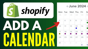 How to Add a Calendar on Your Shopify Product Page - 2024 Tutorial