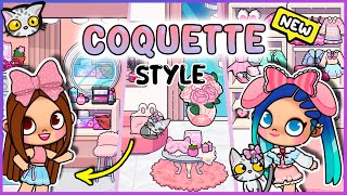 New CoquetteStyle Mansion!✨  Free Furniture and Decoration Ideas  with Voice   Avatar World