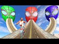 🔥 Franklin Found Longest Road To Colorful Spider-Man Head – Indian Bike Driving 3D 🔥 GTA V