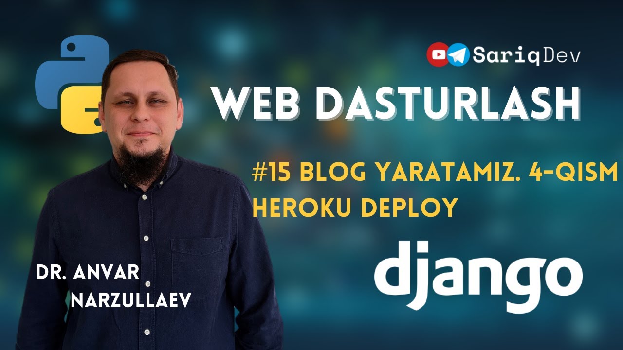 Blog yaratamiz — 4-qism