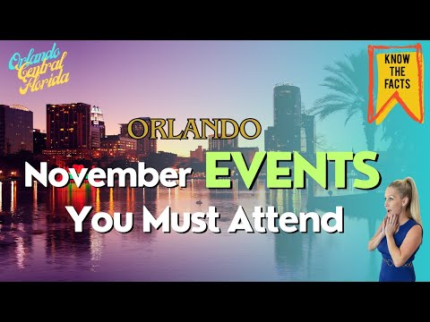 Video: Festivals und Veranst altungen in Orlando im November