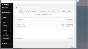 How to use File Manager (Infosaic Control Panel)