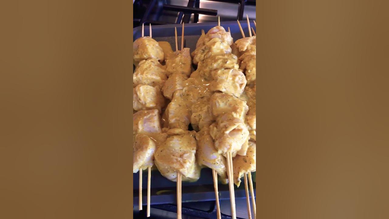 Delicious Saffron Chicken Breast Skewers تكة دجاج بنكهة الزعفران اللذيذة YouTube