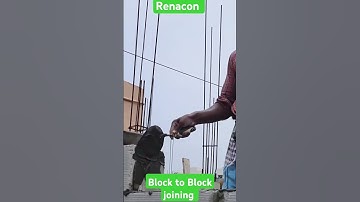 Renacon AAC Block joining. #construction #automobile #aacblock #civilengineering #home #home