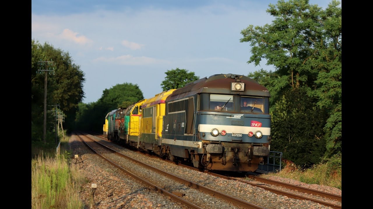 Les trains de l'été 2017 sur la ligne Nevers - Montchanin - Chagny