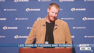 Carson Wentz starts for first time for Rams, leads team to win