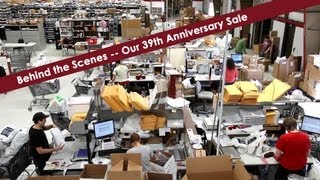 WEBS 39th Anniversary Sale - Behind the Scenes with the Shipping Department