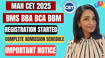 CET 2025 BMS BBA BCA|REGISTRATION STARTRED|COMPLETE ADMISSION SCHEDULE