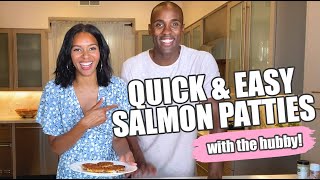 Quick and Easy Salmon Patties with Isa Rahman | LIZZY MATHIS