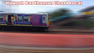 Howrah Bardhaman Chord Local arriving at station