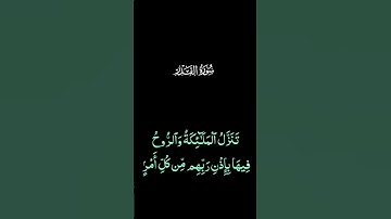 Surah Al-Qadr | Yasser Al Dossari | الشيخ د. ياسر الدوسري | سورة القدر